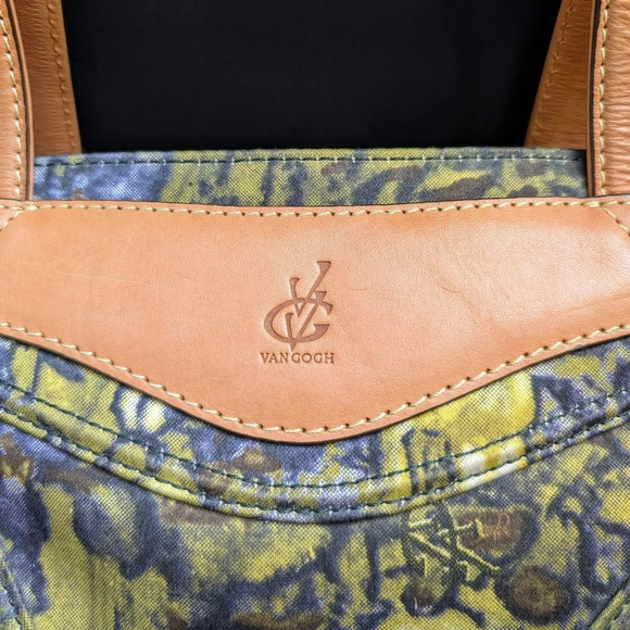 Vincent Van Gogh Paris Small Green/Purple Shoulder bag . - Picture 11 of 16